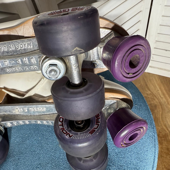 Riedell rare model 121 Performance roller skates competitive figure skating sz 9 - Picture 7 of 13